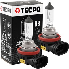2x TECPO H8 HALOGEN GLÜHBIRNE