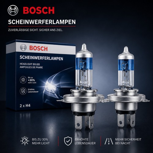 Bosch ultra white 4200k - 2x, h4