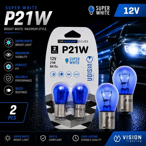 Vision p21w super white - vision, effekt