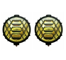 2x Gelb Nebelscheinwerfer Rund