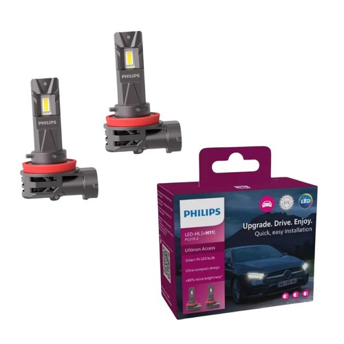 Set mit led lampen - h11, 12v