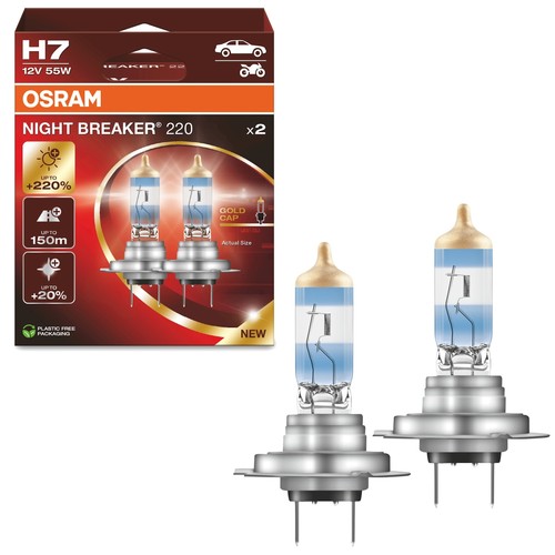 Osram night breaker 220 - 2x, h7
